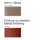 Tavolo da Pranzo in Vetro e Metallo dal Design Moderno Made in Italy - Duna Viadurini