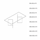 Tavolo da Pranzo in Vetro Extrachiaro di Design 8 Dimensioni - Pollinare Viadurini