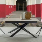 Tavolo da Pranzo Moderno Allungabile, Piano Laminato - Marliana Viadurini