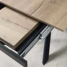 Tavolo da Pranzo Moderno Allungabile, Piano Laminato - Marliana Viadurini