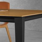 Tavolo da Pranzo Moderno Allungabile, Struttura Alluminio - Bolsena Viadurini