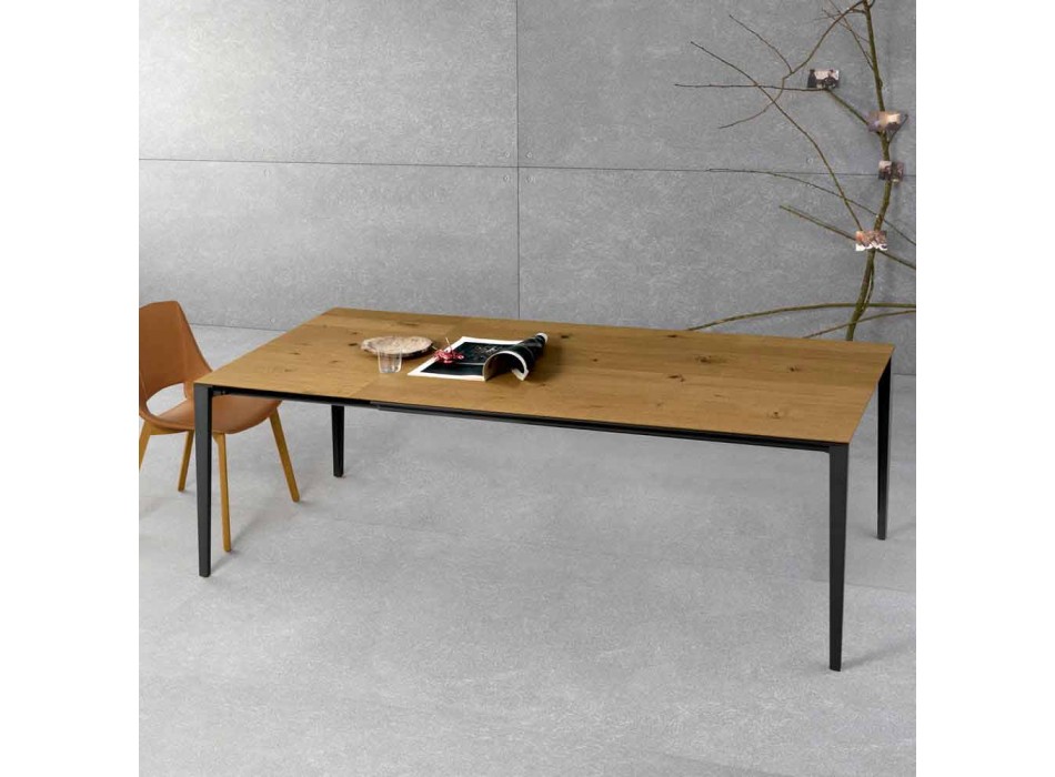 Tavolo da Pranzo Moderno Allungabile, Struttura Alluminio - Bolsena Viadurini