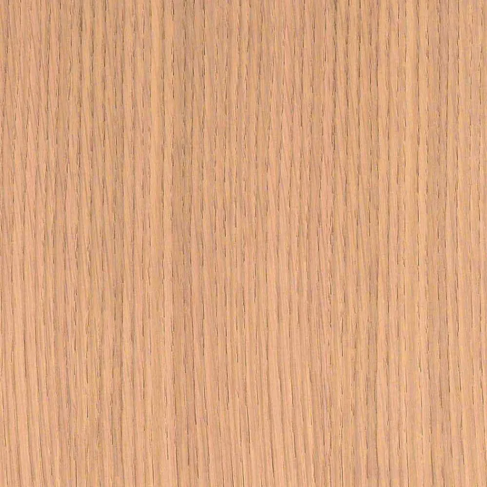 Tavolo da Pranzo Moderno in Rovere Nodato e Vetro Made in Italy - Sibillo Viadurini