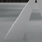 Tavolo da Pranzo Moderno in Vetro e Acciaio Bianco Made in Italy – Dalmata Viadurini