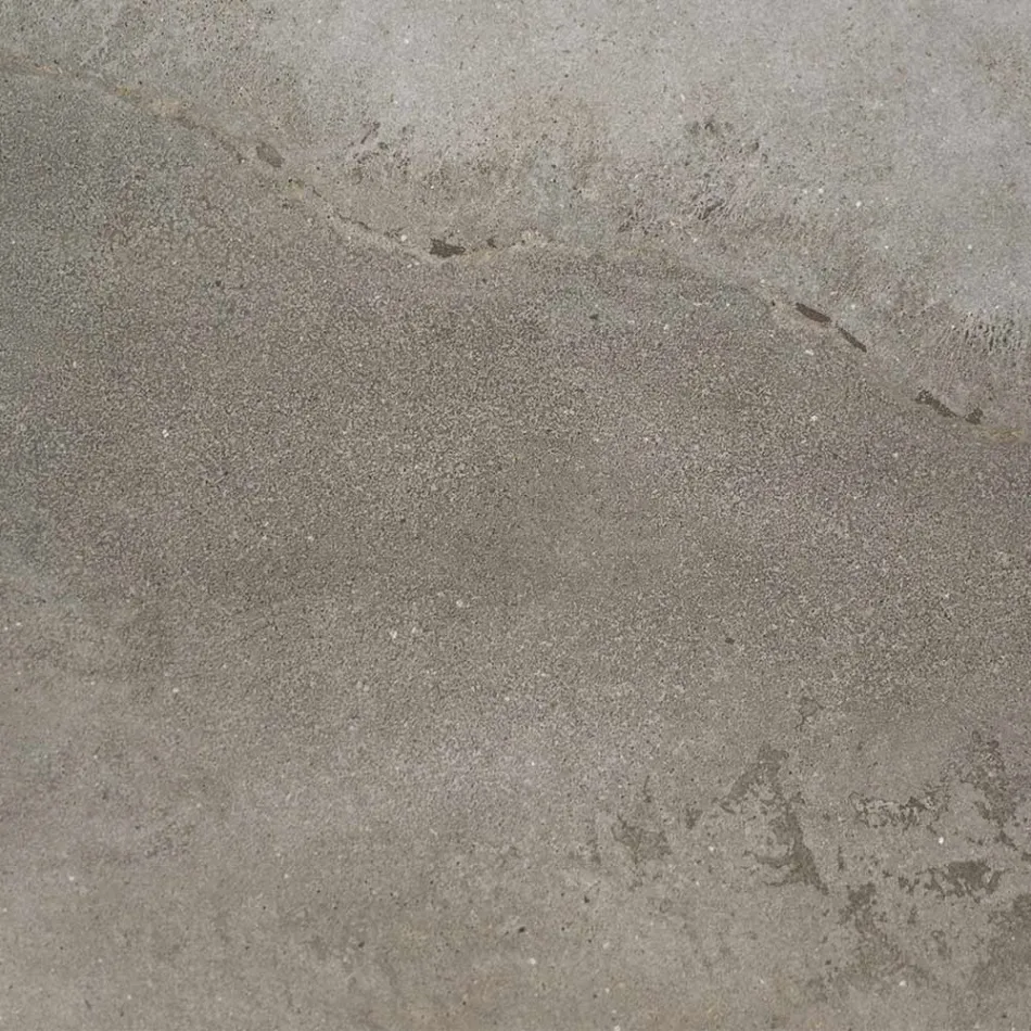 Tavolo da Pranzo per Giardino in Legno Iroko e Grès Made in Italy - Bresson Viadurini