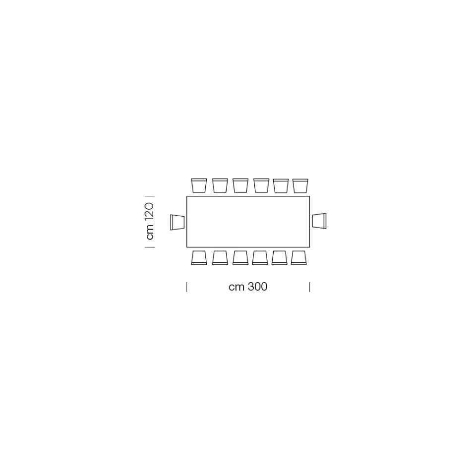 Tavolo da Pranzo Piano in Laminam e Base in Acciaio Made in Italy – Ezzellino Viadurini