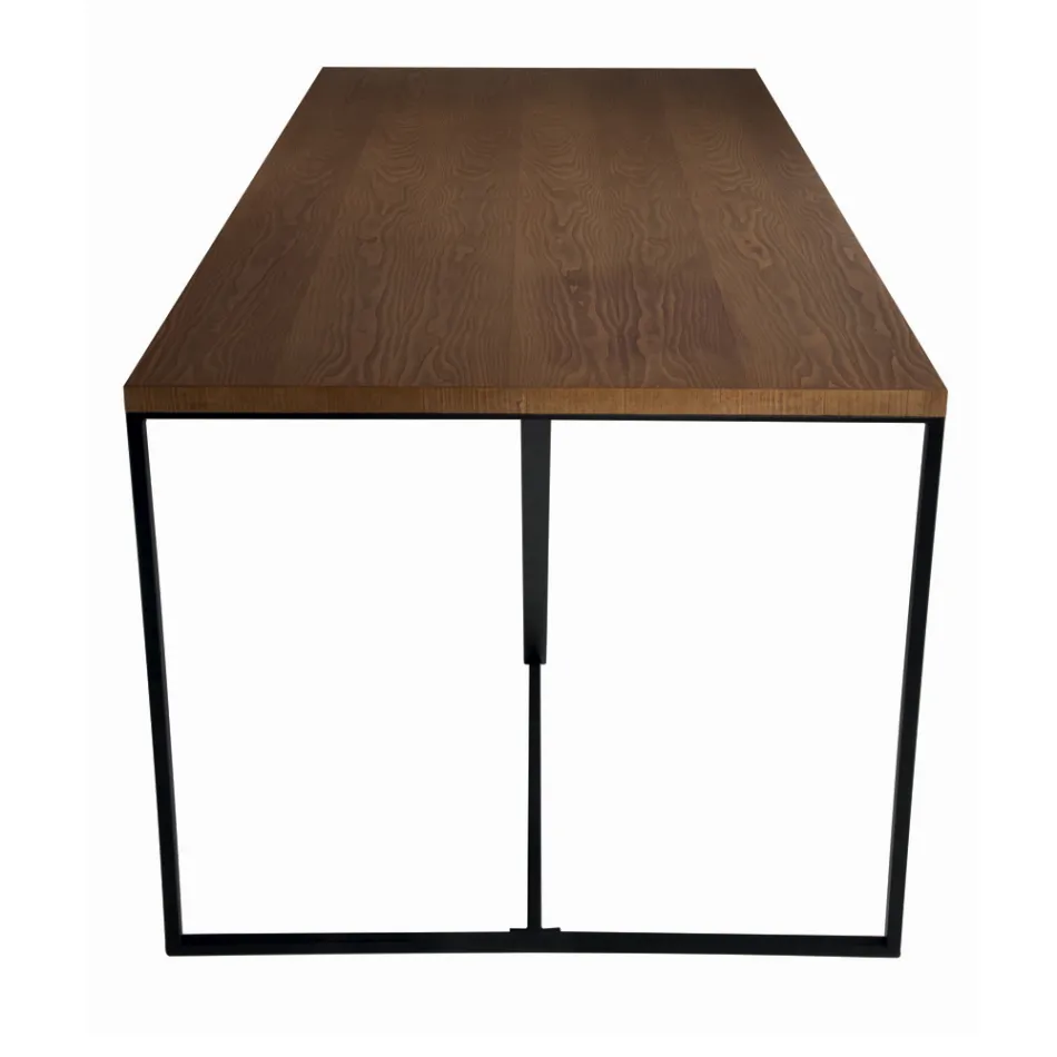 Tavolo da Pranzo Piano in Legno Massello Listellare Made in Italy - Adelio Viadurini