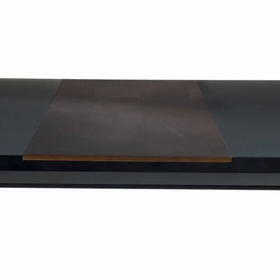 Tavolo da Pranzo Piano in Mdf con Inserto Superiore Made in Italy - Abisso Viadurini