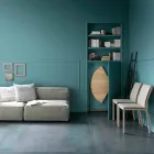 Tavolo da Pranzo Pieghevole Moderno in Legno e Metallo Made in Italy - Menelao Viadurini