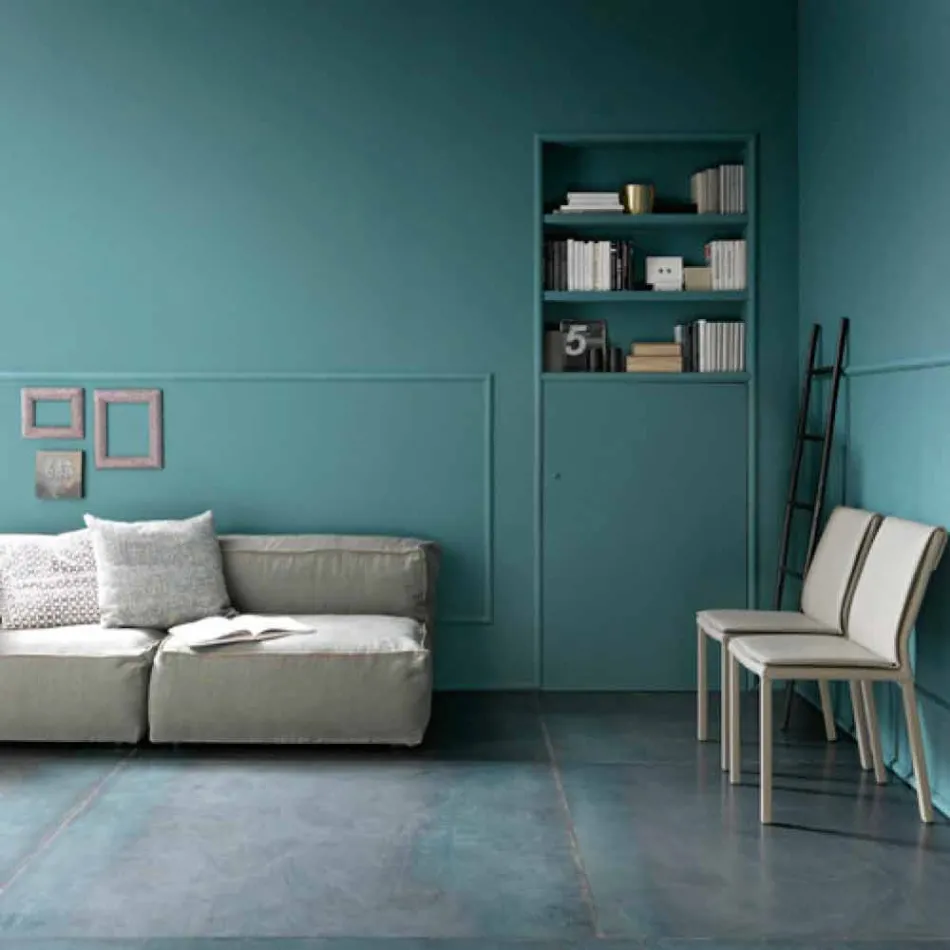 Tavolo da Pranzo Pieghevole Moderno in Legno e Metallo Made in Italy - Menelao Viadurini