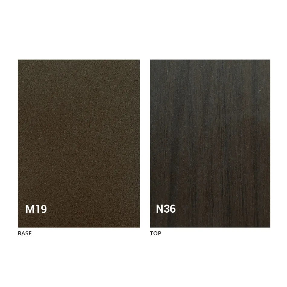 Tavolo da Pranzo Pieghevole Moderno in Legno e Metallo Made in Italy - Menelao Viadurini