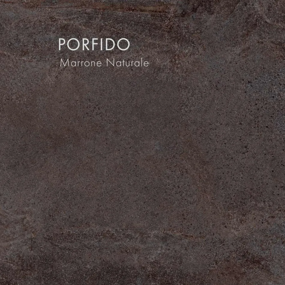 Tavolo da Pranzo Rettangolare in Gres Porcellanato Made in Italy - Emilio Viadurini