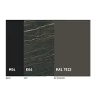 Tavolo da Pranzo Rotondo Allungabile in Ceramica Laminam Made in Italy - Lupetto Viadurini