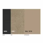 Tavolo da Pranzo Rotondo Allungabile in Ceramica Laminam Made in Italy - Lupetto Viadurini