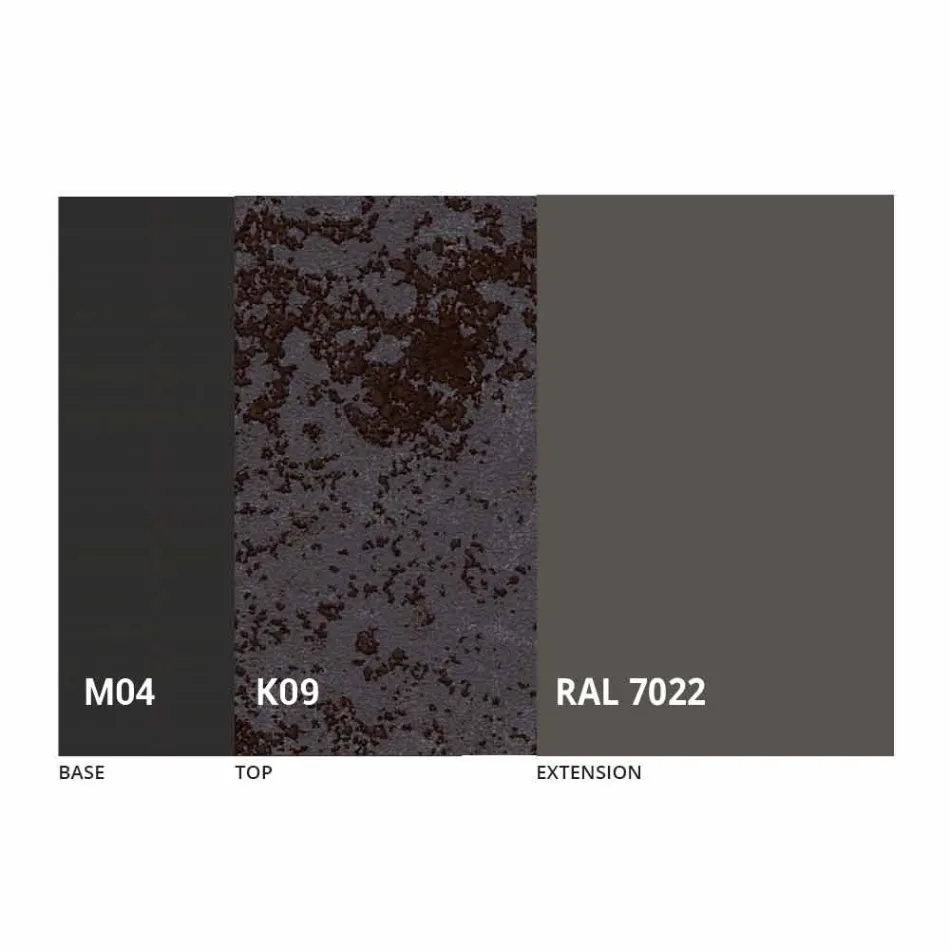 Tavolo da Pranzo Rotondo Allungabile in Ceramica Laminam Made in Italy - Lupetto Viadurini