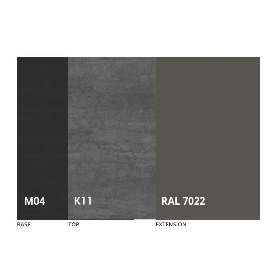 Tavolo da Pranzo Rotondo Allungabile in Ceramica Laminam Made in Italy - Lupetto Viadurini