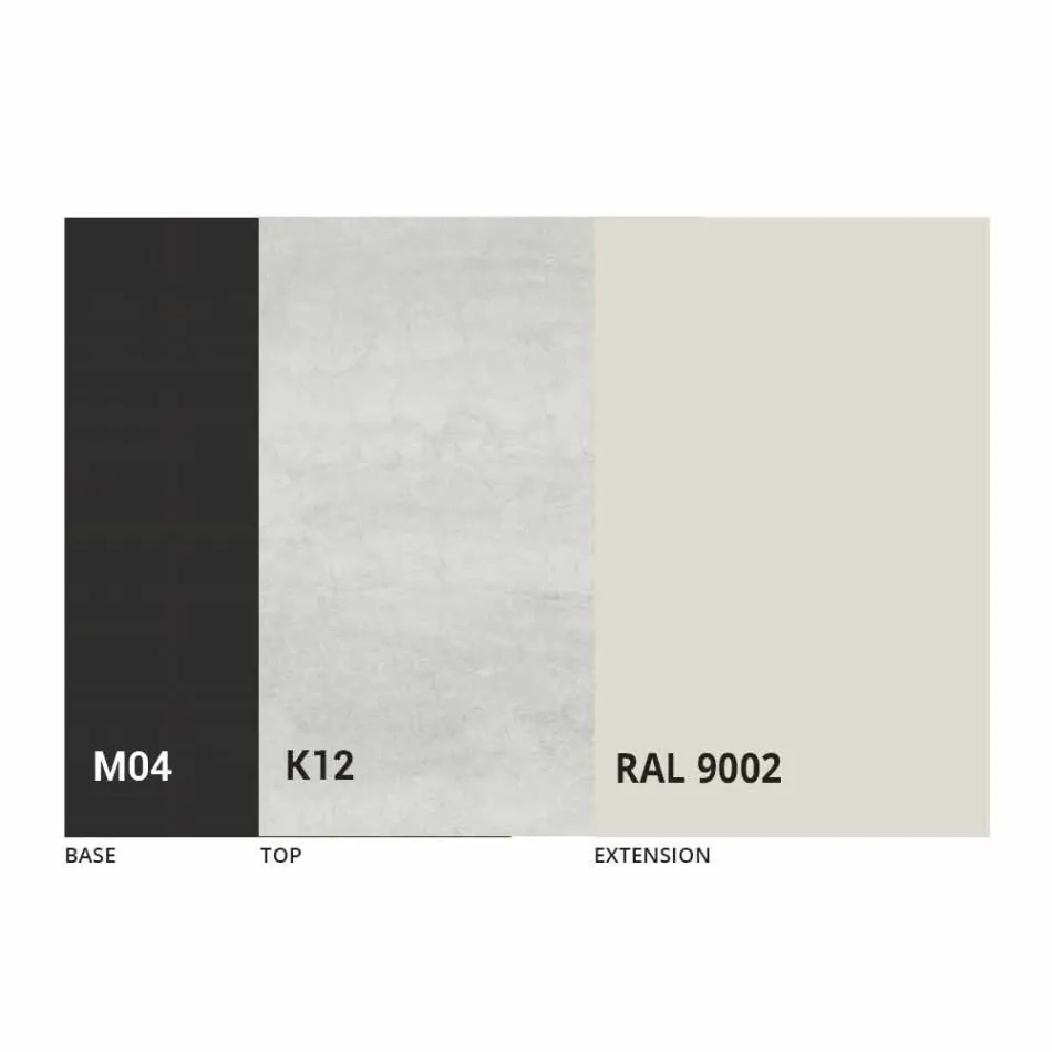 Tavolo da Pranzo Rotondo Allungabile in Ceramica Laminam Made in Italy - Lupetto Viadurini