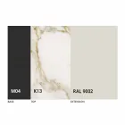 Tavolo da Pranzo Rotondo Allungabile in Ceramica Laminam Made in Italy - Lupetto Viadurini