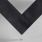 Tavolo da pranzo rotondo in legno con piano in vetro Bao, design moderno Viadurini