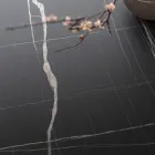 Tavolo da Pranzo Rotondo Metallo e Hpl Stratificato Made in Italy - Bastiano Viadurini