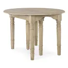 Tavolo da Pranzo Tondo Allungabile a 272 cm in Legno Homemotion - Guglio Viadurini