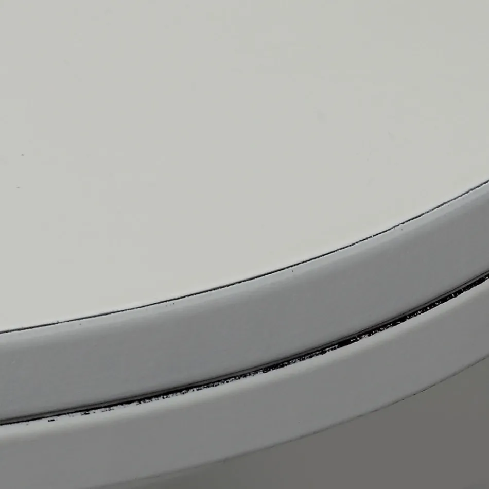 Tavolo da pranzo tondo classico in legno massello Oliva Viadurini