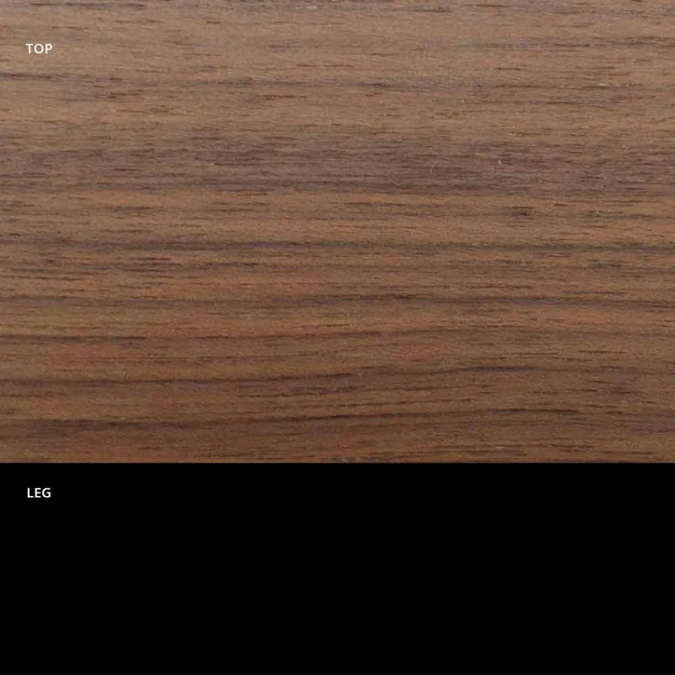 Tavolo da Pranzo Tondo con Piano Impiallacciato Made in Italy Pregiato - Dollars Viadurini