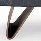 Tavolo da Soggiorno Fisso con Base in Legno Made in Italy - Equatore Viadurini