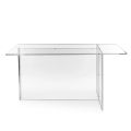 Tavolo dal Design Minimal in Plexiglass Trasparente Made in Italy - Selenia