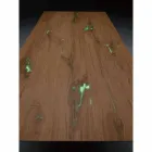 Tavolo Design Allungabile Fino a 294 cm in Legno e Metallo Made in Italy - Nuzzo Viadurini