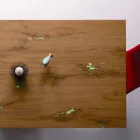 Tavolo Design Allungabile Fino a 294 cm in Legno e Metallo Made in Italy - Nuzzo Viadurini