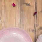 Tavolo di design in legno di abete e plexiglass made in Italy, Castro Viadurini