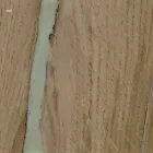 Tavolo di design moderno con piano in legno e base in metallo, Esperia Viadurini