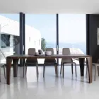 Tavolo di design moderno in legno fatto a mano in Italia Wood Viadurini