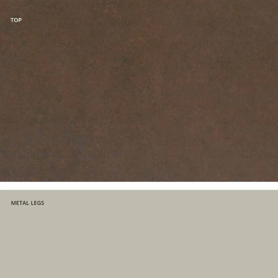 Tavolo di design moderno in vetroceramica prodotto in Italia, Clark Viadurini