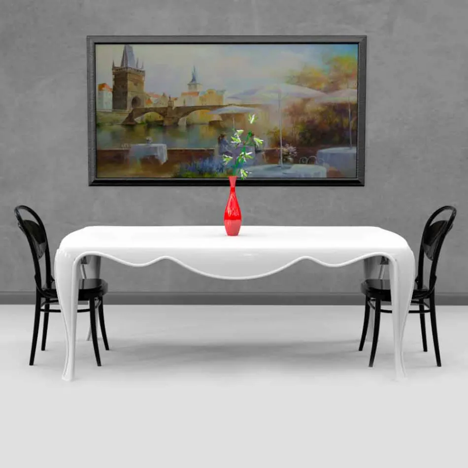 Tavolo di design moderno prodotto in Italia, Miazzina Viadurini