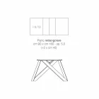 Tavolo estensibile moderno in legno melaminico made in Italy, Wilmer Viadurini