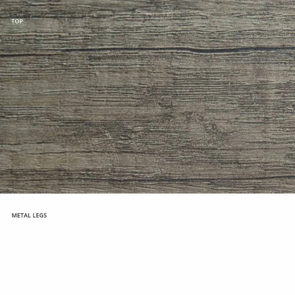 Tavolo estensibile moderno in legno melaminico made in Italy, Wilmer Viadurini