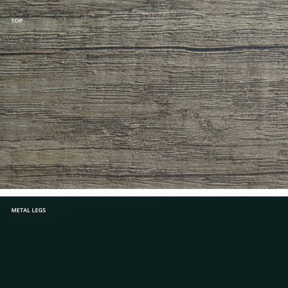 Tavolo estensibile moderno in legno melaminico made in Italy, Wilmer Viadurini