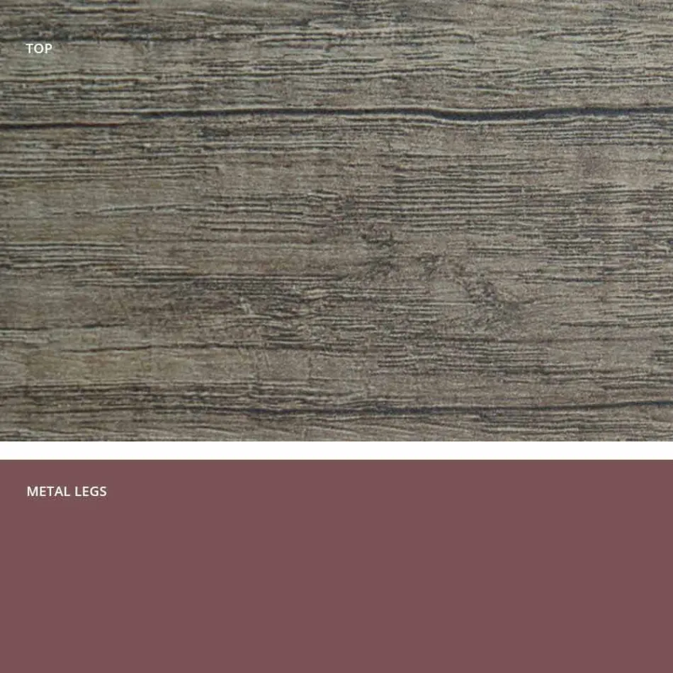 Tavolo estensibile moderno in legno melaminico made in Italy, Wilmer Viadurini