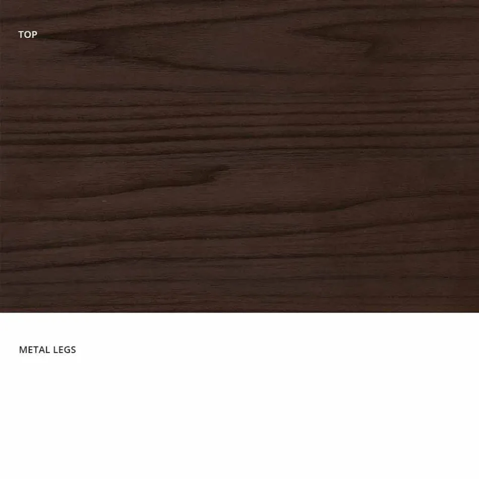 Tavolo estensibile moderno in legno melaminico made in Italy, Wilmer Viadurini