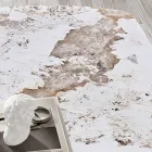 Tavolo Fisso 300x120 cm in Metallo e Piano in Pietra Sinterizzata - Valmira Viadurini