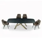 Tavolo Fisso a Botte con Piano in Laminato Made in Italy - Settimmio  Viadurini