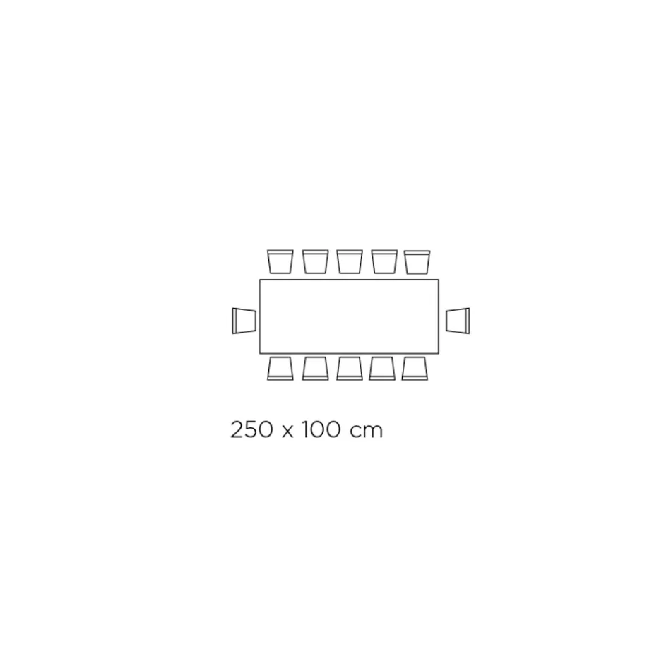 Tavolo Fisso con Base in Acciaio e Piano in Ceramica Made in Italy - Pantaloni Viadurini