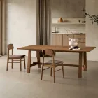 Tavolo Fisso da Otto Posti con Finitura in Mdf in Due Colorazioni - Talia Viadurini
