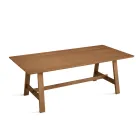 Tavolo Fisso da Otto Posti con Finitura in Mdf in Due Colorazioni - Talia Viadurini