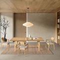 Tavolo Fisso da Otto Posti con Finitura in Mdf in Due Colorazioni - Talia
