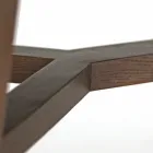 Tavolo Fisso da Pranzo in Ceramica Emperador Lucido Made in Italy - Nord Viadurini