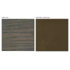 Tavolo Fisso da Salotto in Legno Massello con Piedistallo Centrale - Luuk Viadurini