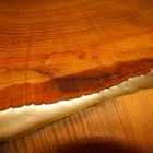 Tavolo fisso di design rettangolare legno e resina made in Italy Jam Viadurini